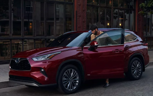 Toyota Highlander Parked on the Street in Silver Spring, MD