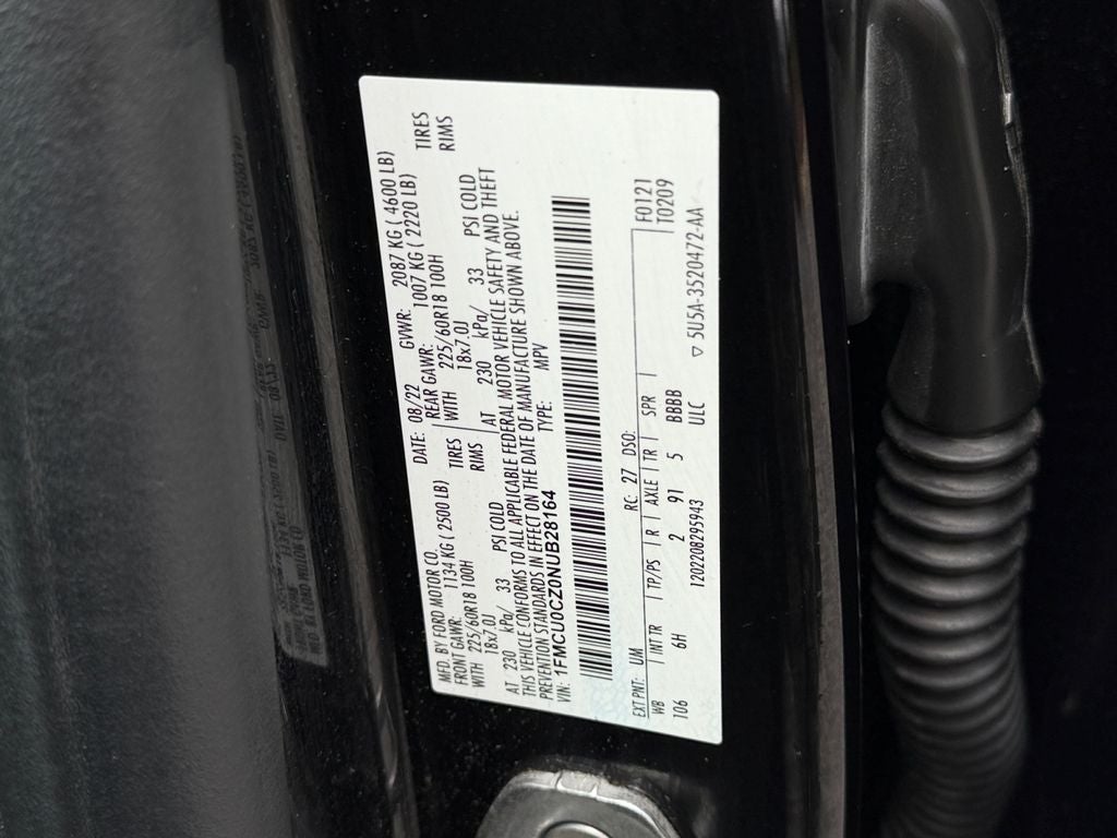 2022 Ford Escape Hybrid SEL