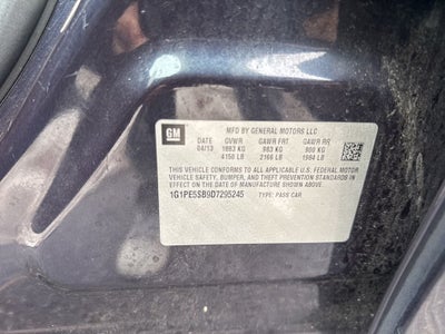 2013 Chevrolet Cruze 2LT Low Miles!