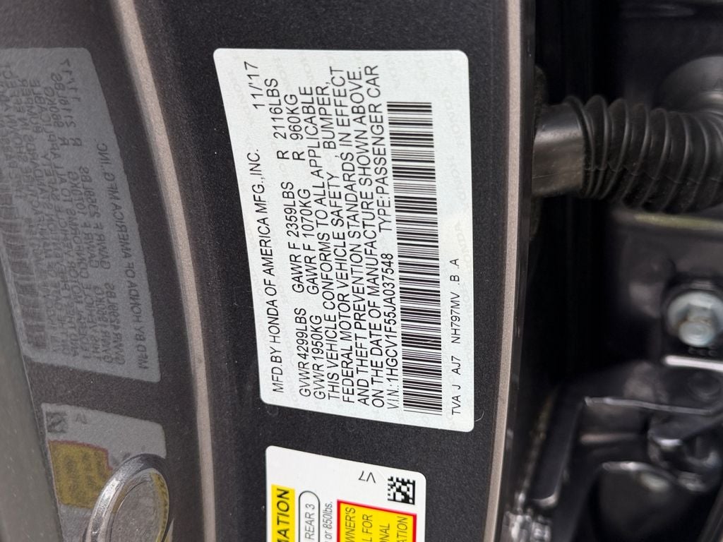 2018 Honda Accord EX-L