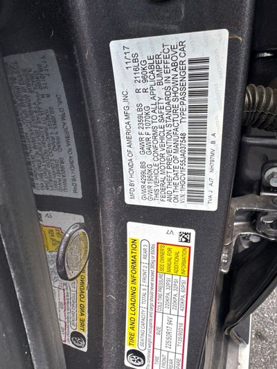 2018 Honda Accord EX-L