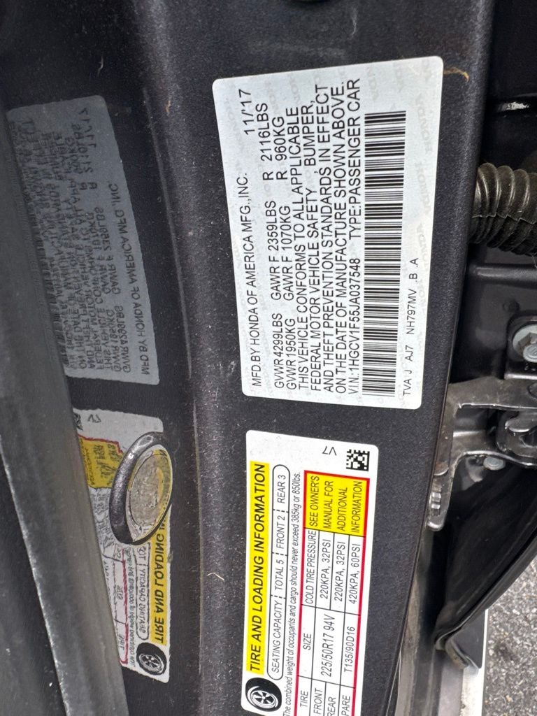 2018 Honda Accord EX-L