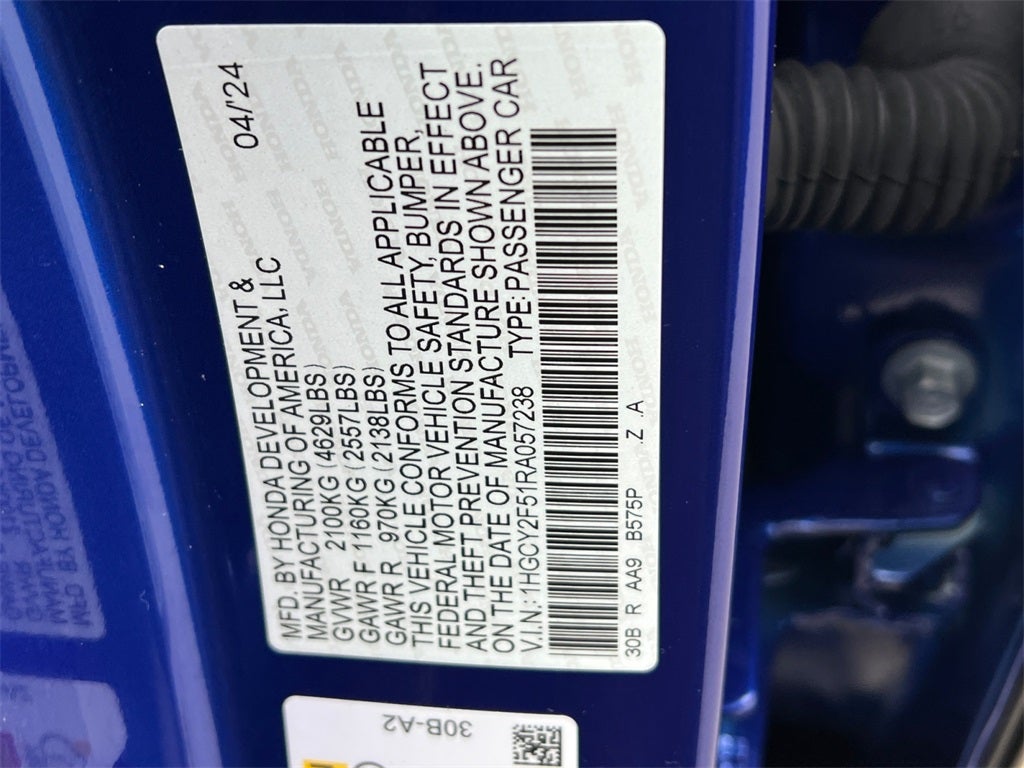 2024 Honda Accord Hybrid Sport