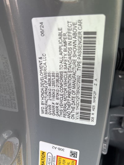 2024 Honda Accord Hybrid Sport-L Low Miles!