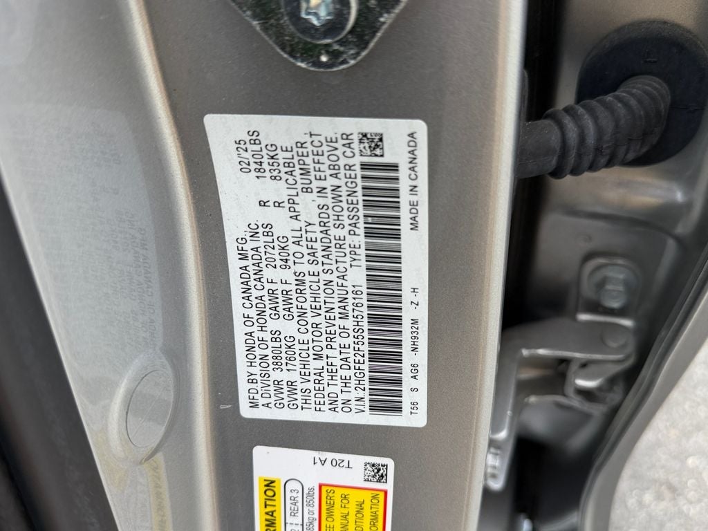 2025 Honda Civic Sport