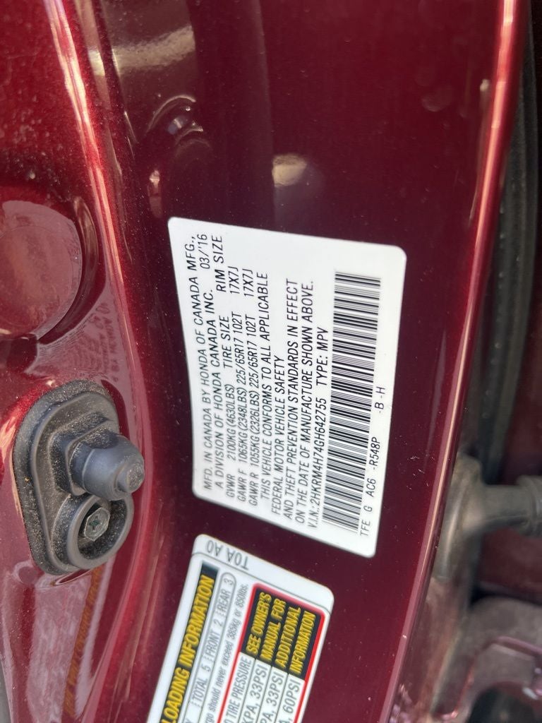 2016 Honda CR-V EX-L