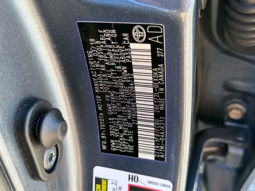 2018 Toyota Corolla SE