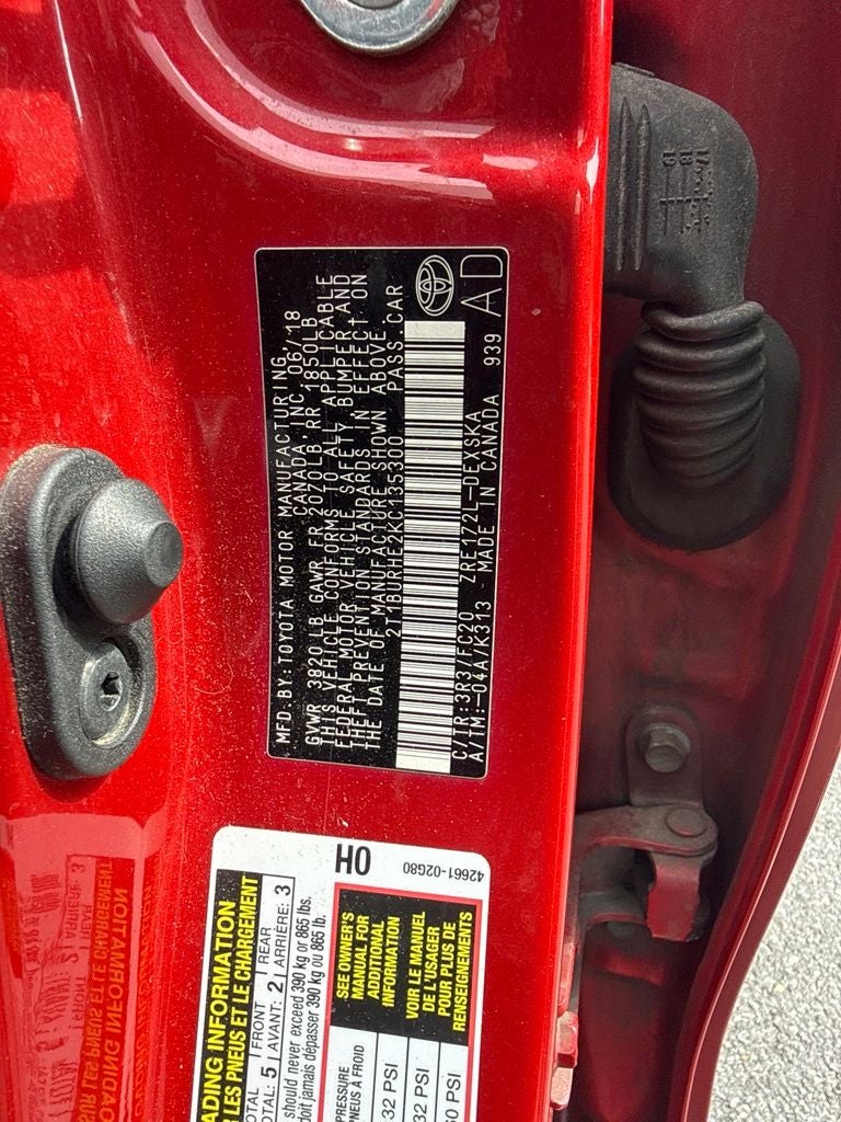 2019 Toyota Corolla SE