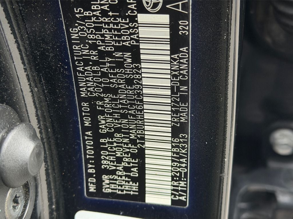 2015 Toyota Corolla LE