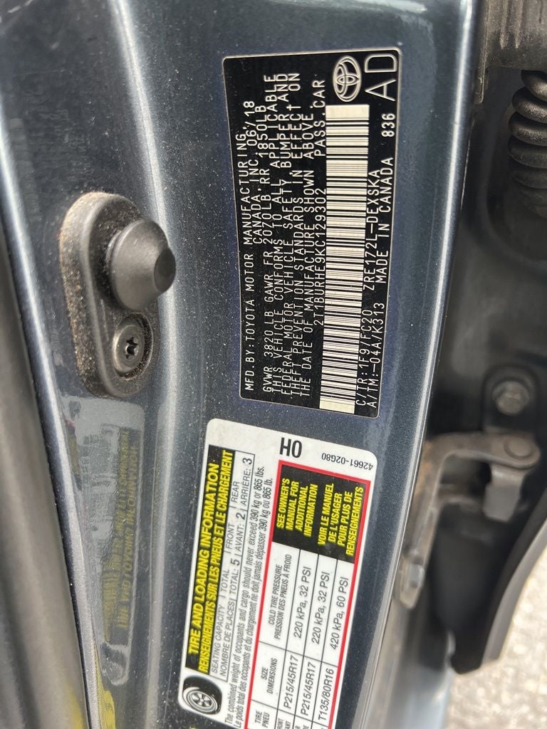 2019 Toyota Corolla SE