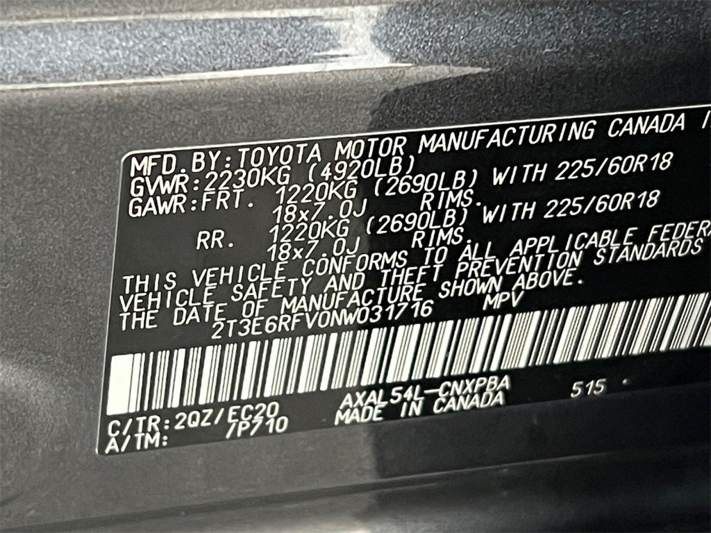 2022 Toyota RAV4 Hybrid XSE