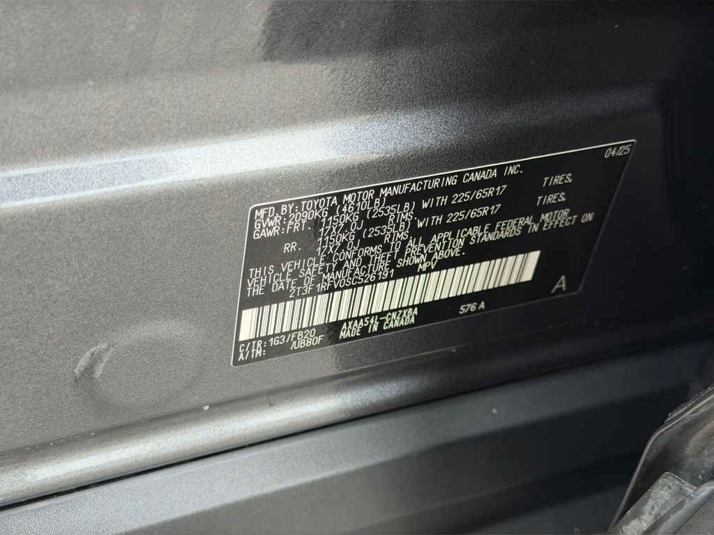 2025 Toyota RAV4 LE