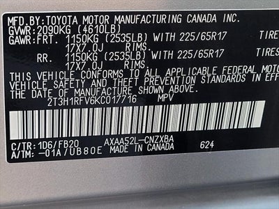 2019 Toyota RAV4 LE