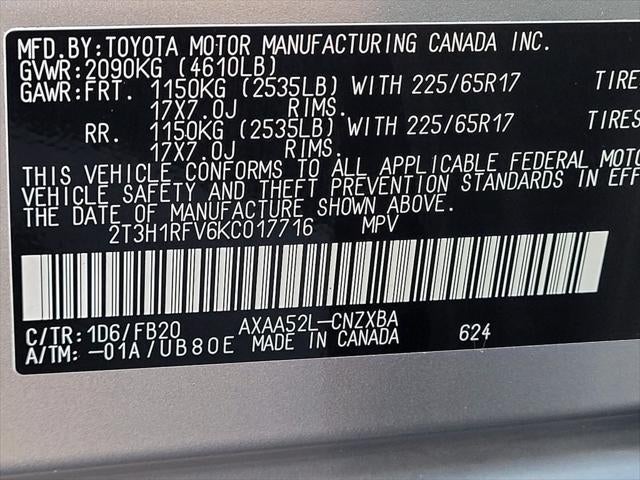 2019 Toyota RAV4 LE