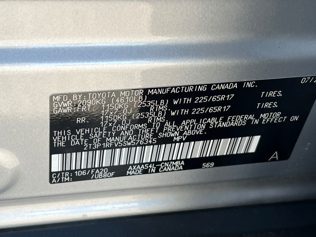 2025 Toyota RAV4 XLE Convenience Package Sunroof!