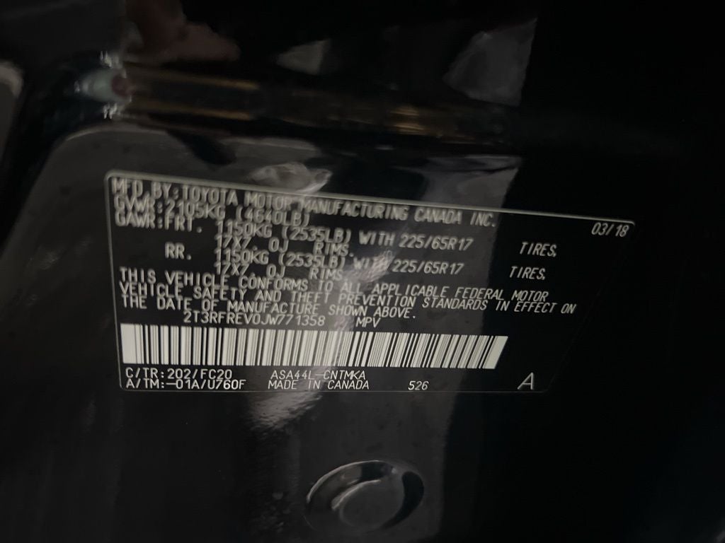 2018 Toyota RAV4 XLE Low Miles!