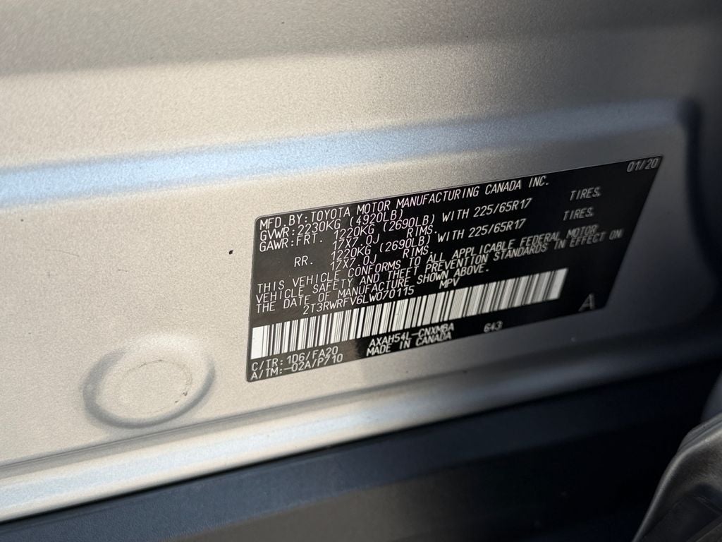 2020 Toyota RAV4 Hybrid XLE