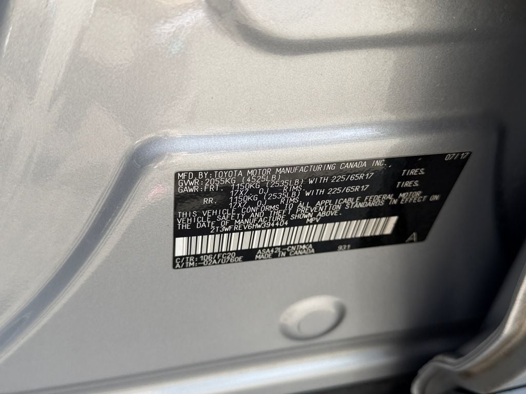 2017 Toyota RAV4 XLE
