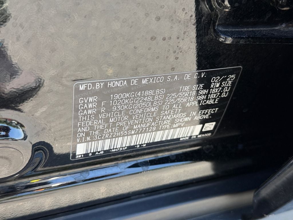 2025 Honda HR-V Sport