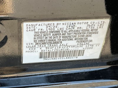 2025 Nissan Versa 1.6 SV Super Low Miles!