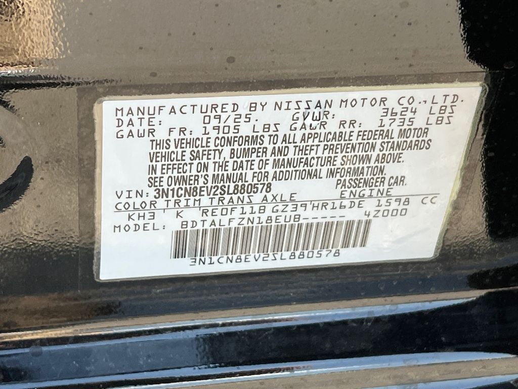 2025 Nissan Versa 1.6 SV Super Low Miles!