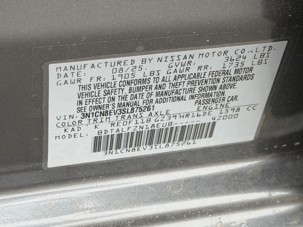 2025 Nissan Versa 1.6 SV Super Low Miles!