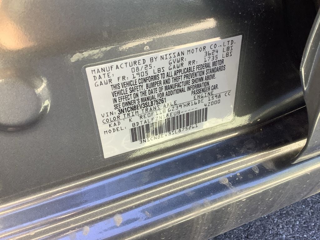 2025 Nissan Versa 1.6 SV Super Low Miles!