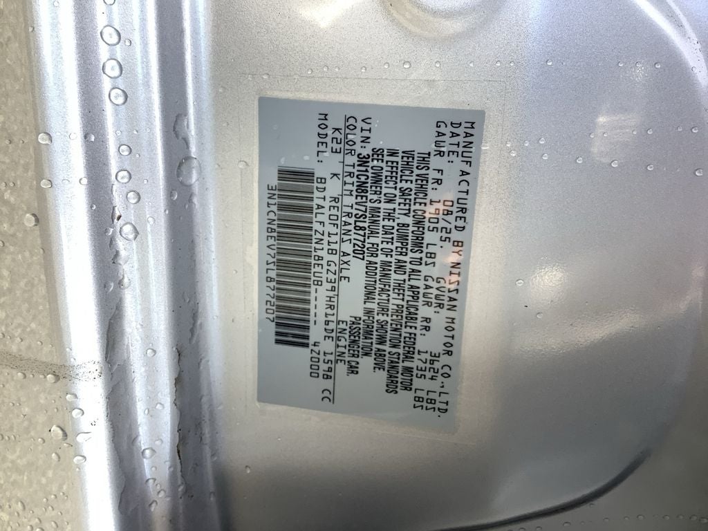 2025 Nissan Versa 1.6 SV Super Low Miles!