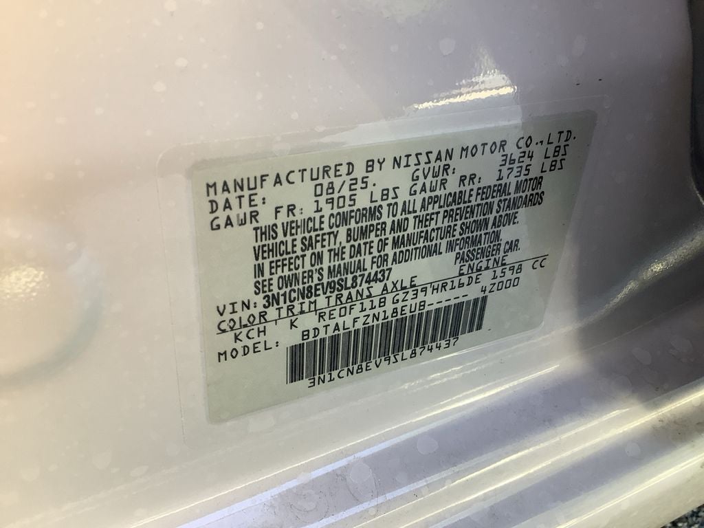 2025 Nissan Versa 1.6 SV Super Low Miles!