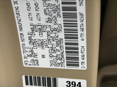 2020 Toyota Tacoma SR V6