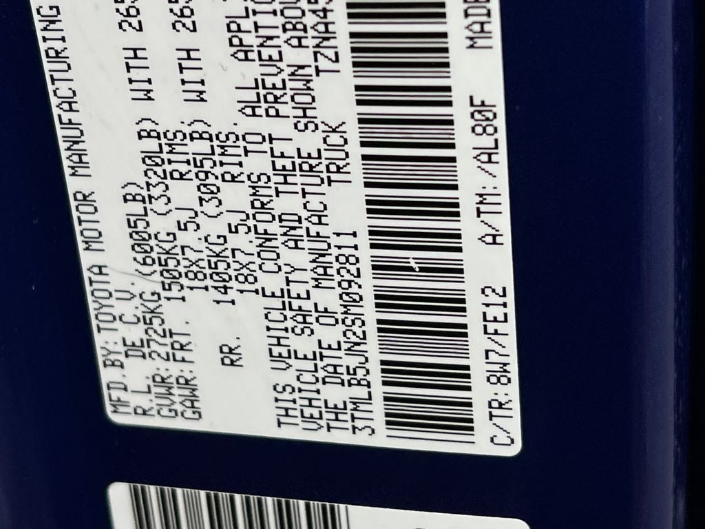 2025 Toyota Tacoma TRD Sport