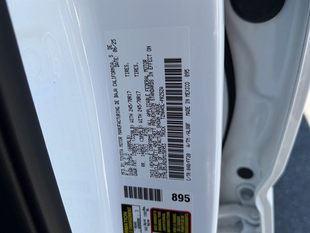 2025 Toyota Tacoma SR5