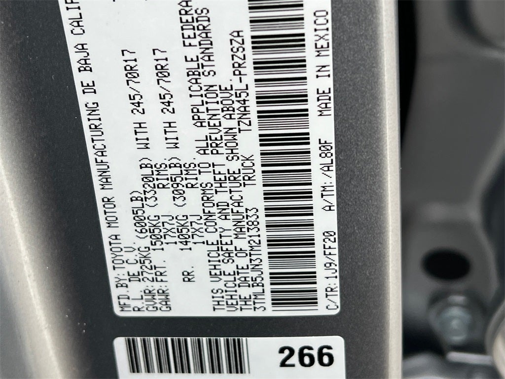 2026 Toyota Tacoma SR5 ONLY 185 MILES!!!