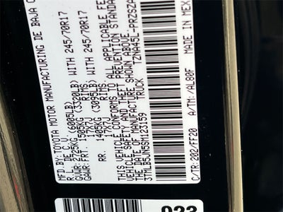 2025 Toyota Tacoma SR5