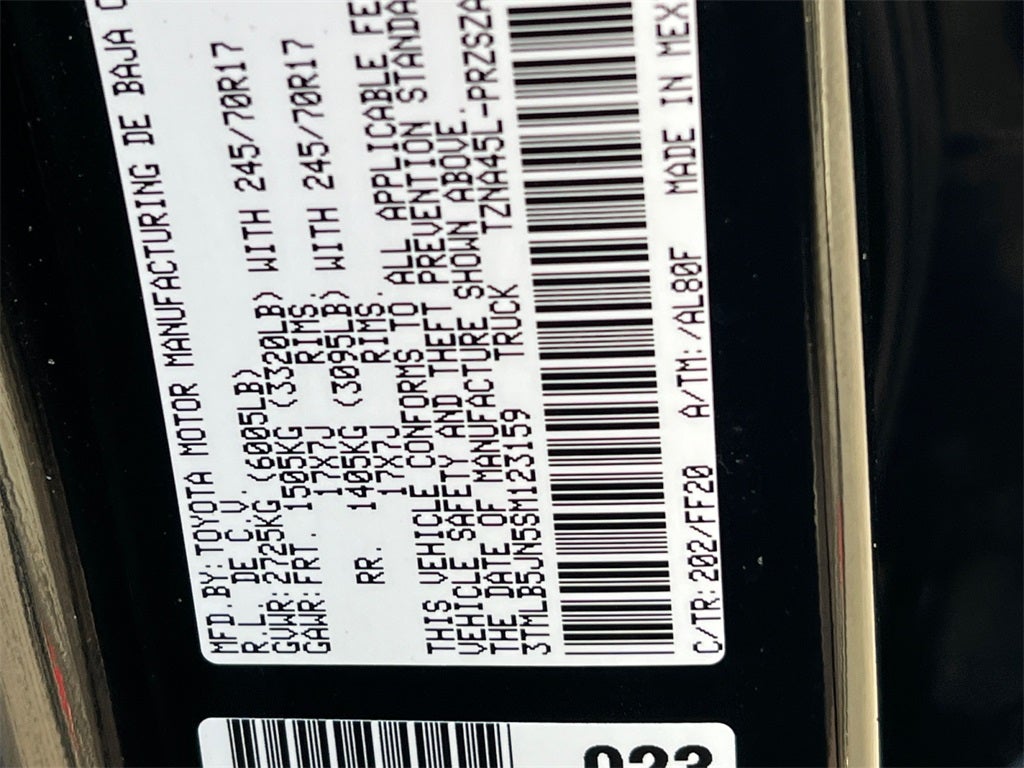 2025 Toyota Tacoma SR5