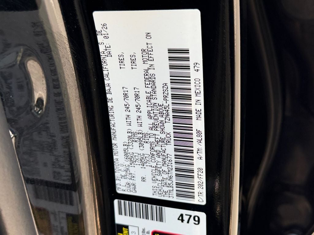 2026 Toyota Tacoma SR5