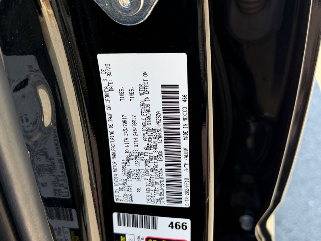 2025 Toyota Tacoma SR5