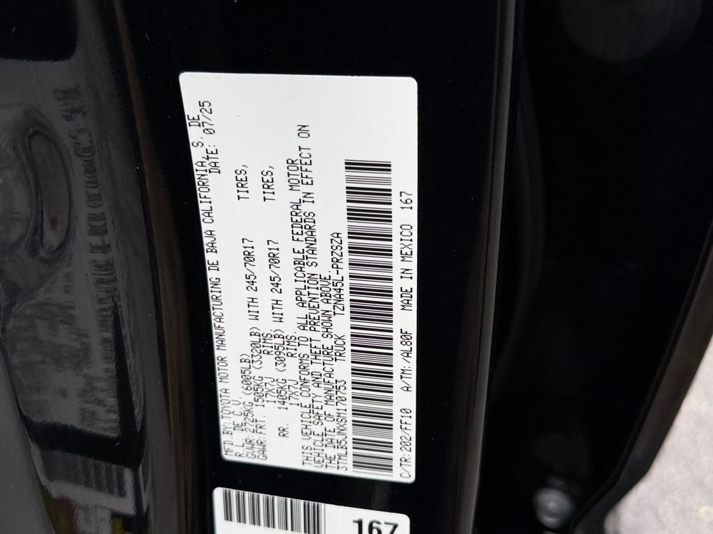 2025 Toyota Tacoma SR5