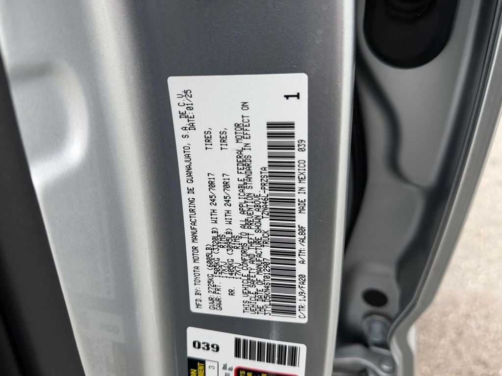 2025 Toyota Tacoma SR