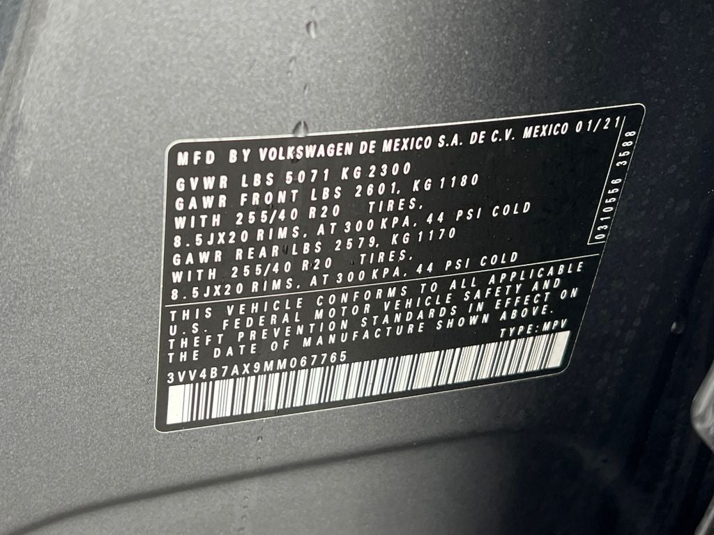 2021 Volkswagen Tiguan 2.0T SEL Premium R-Line