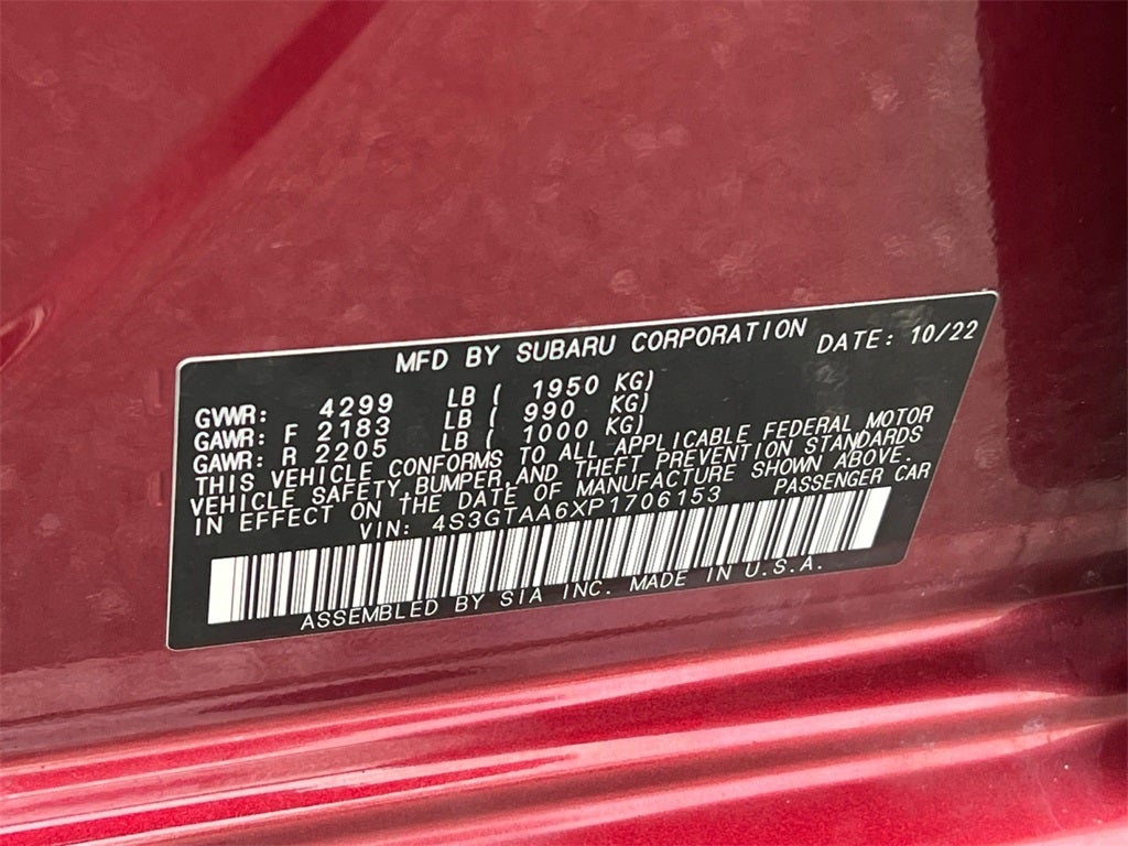 2023 Subaru Impreza Base