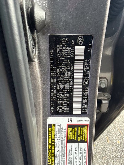 2019 Toyota Camry LE