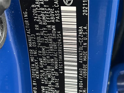 2024 Toyota Camry LE