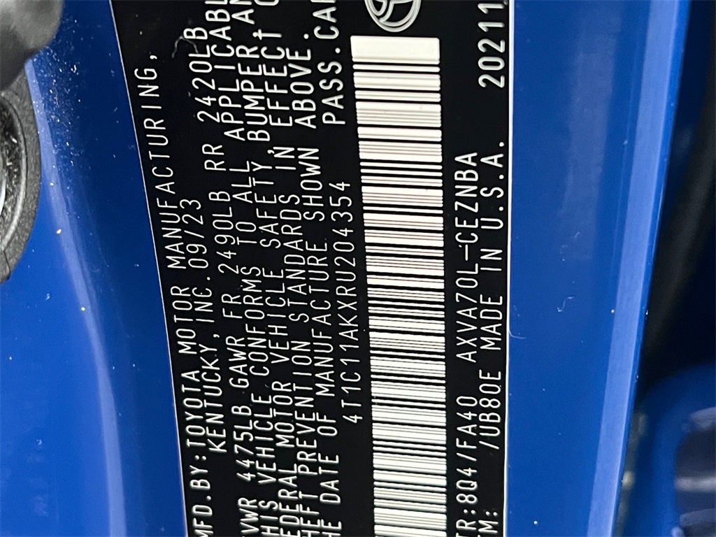 2024 Toyota Camry LE