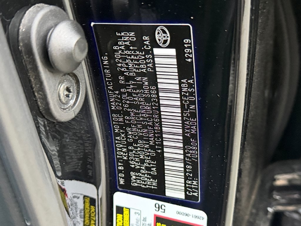 2024 Toyota Camry LE
