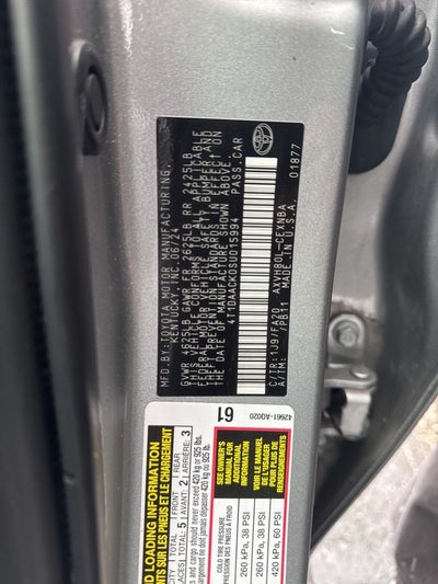 2025 Toyota Camry SE