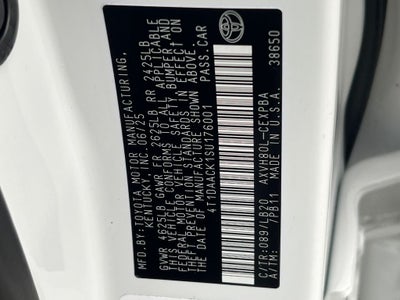 2025 Toyota Camry XSE Black Interior!