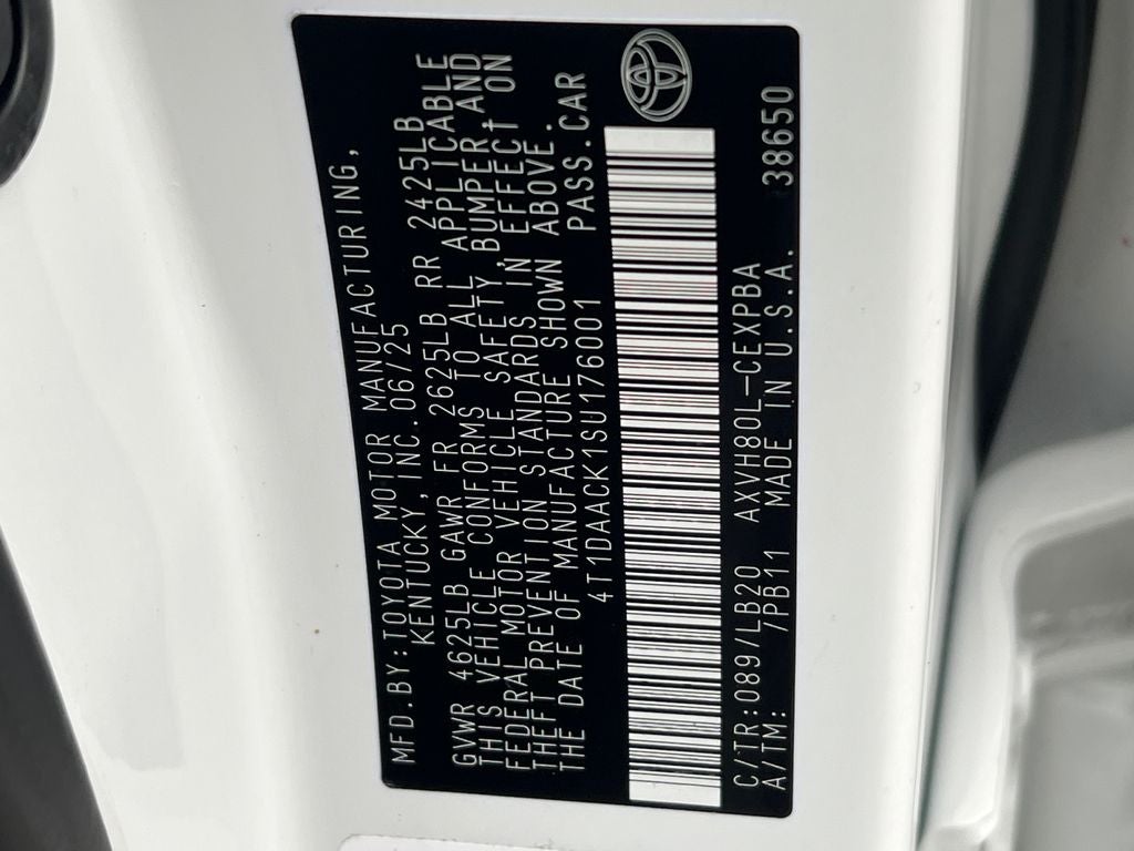 2025 Toyota Camry XSE Black Interior!