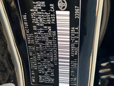 2025 Toyota Camry SE Low Miles & CERTIFIED!