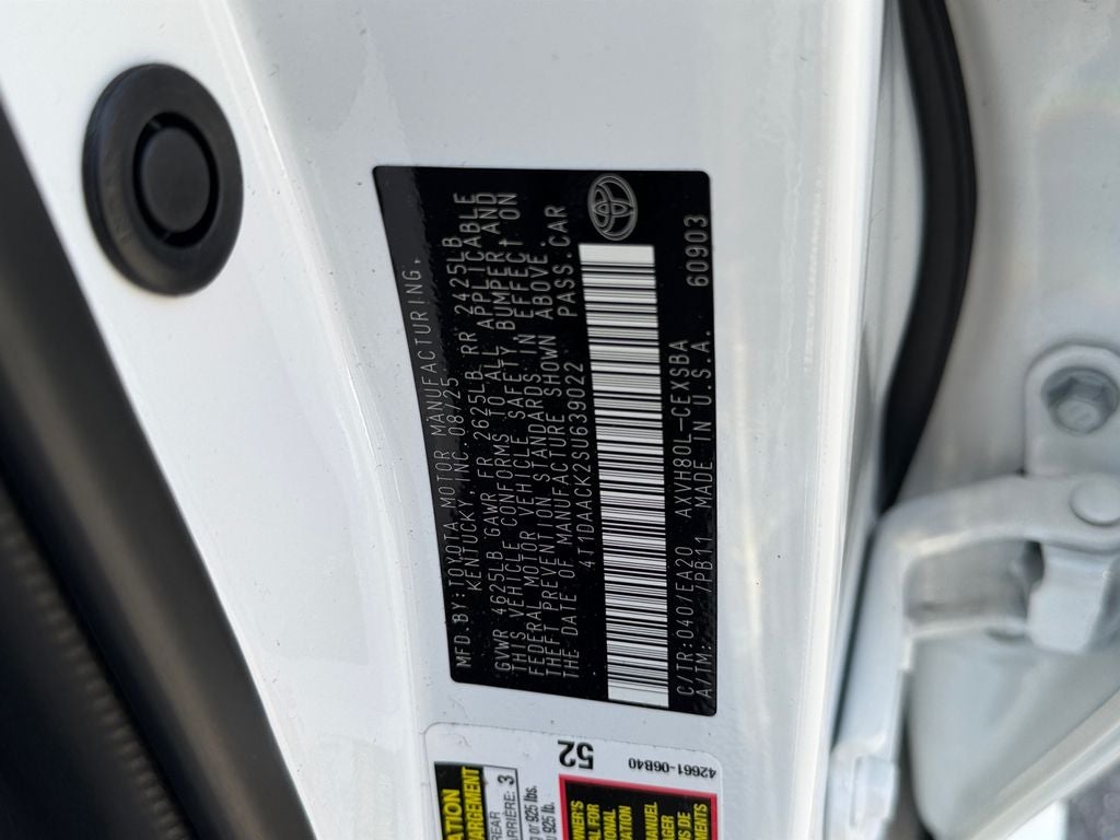 2025 Toyota Camry SE Certified!